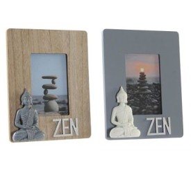 MARCO FOTO 10X15 MADERA RESINA 20X3X25 ZEN 2 SURT.