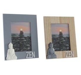 MARCO FOTO 15X20 MADERA RESINA 24X3X29 ZEN 2 SURT.