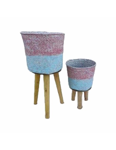 S/2 CESTOS (22*41 / 18*27) (AZUL-ROSA)