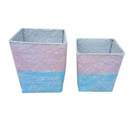 S/2 CESTOS (21*24 / 19*20) (AZUL-ROSA)