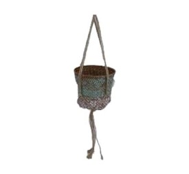 MACETERO COLGANTE (17*16*90) (VERDE)
