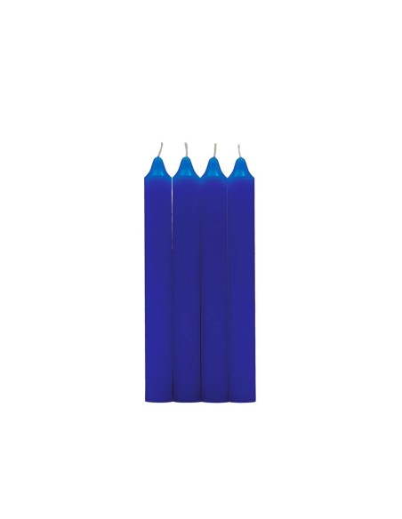 PACK 4 VELAS CILINDRICAS AZUL PACK 4 VELAS CILINDRICAS AZUL