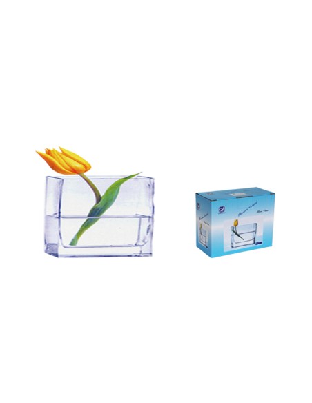 FLORERO CRISTAL 12X6X10CM