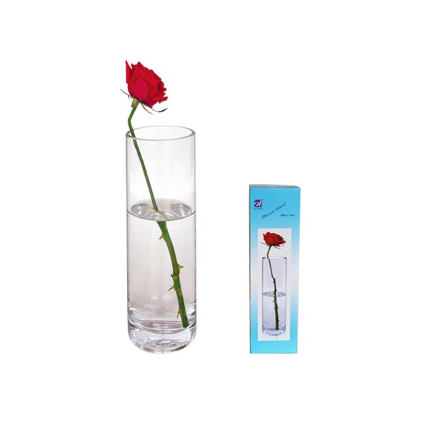 FLORERO CRISTAL RED.10*35M