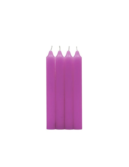 PACK 4 VELAS CILINDRICA, LILA PACK 4 VELAS CILINDRICA, LILA