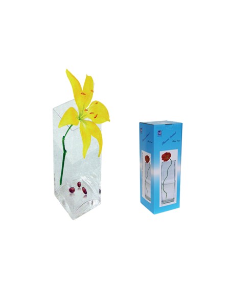 FLORERO CRISTAL 12X12X30CM