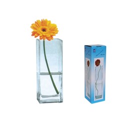 FLORERO CRISTAL 10X10X35CM