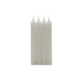 PACK 4 VELAS CILINDRICAS BLANCO