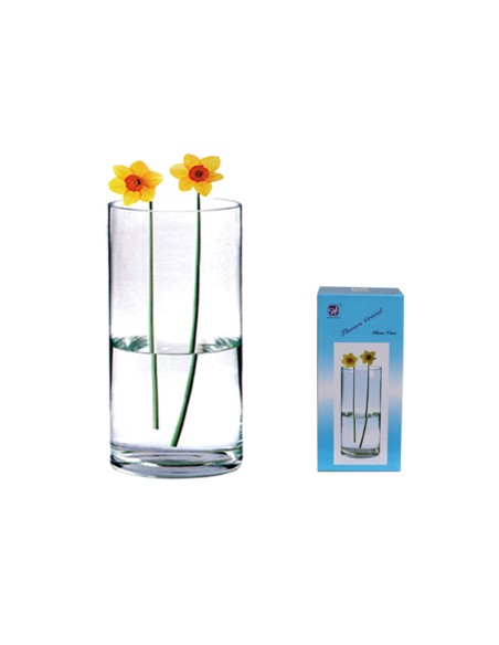 FLORERO CRISTAL 12X25CM