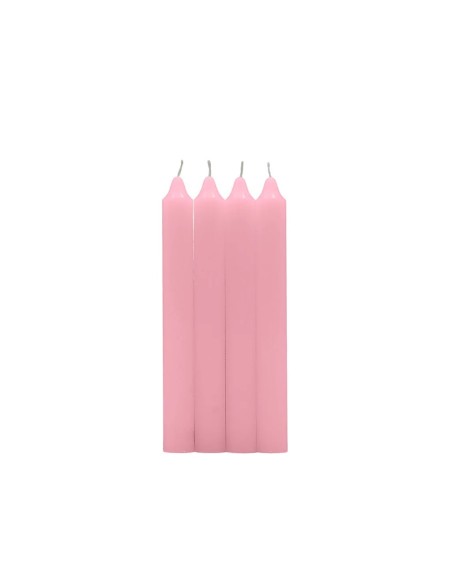 PACK 4 VELAS CILINDRICA, ROSA PACK 4 VELAS CILINDRICA, ROSA