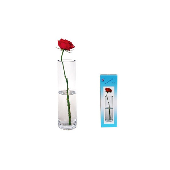 FLORERO CRISTAL R.8*25CM