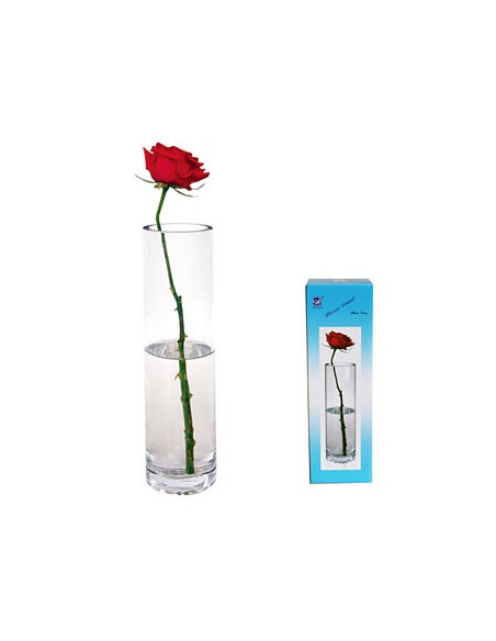 FLORERO CRISTAL R.8*25CM