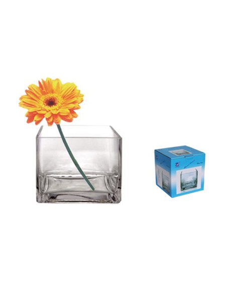 FLORERO CRISTAL 7X7X7CM