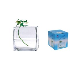 FLORERO CRISTAL 14X14X14CM