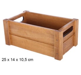 CAJA MADERA CAOBA 25x14x10.5cm