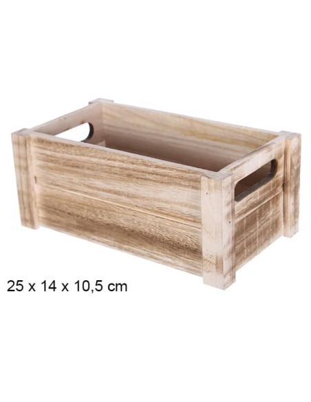 CAJA MADERA VINTAGE 25x14x10.5cm
