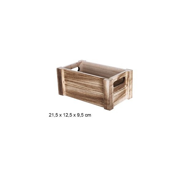 CAJA MADERA VINTAGE 21.5x12.5x9.5cm