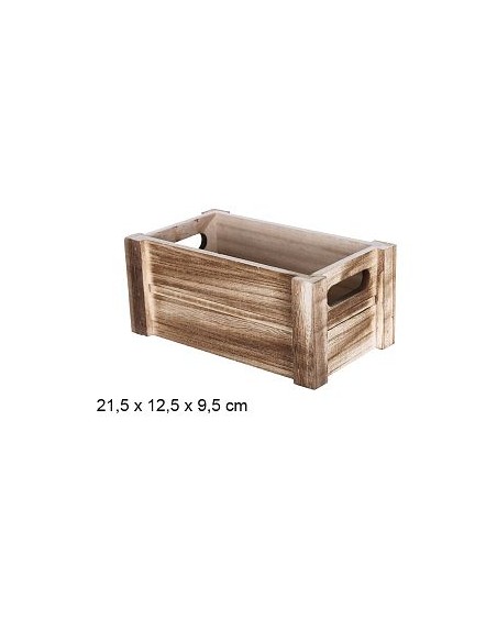 CAJA MADERA VINTAGE 21.5x12.5x9.5cm