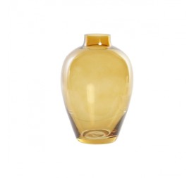 JARRON CRISTAL 10X10X15 AMBAR