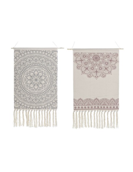 DECORACION COLGANTE ALGODON 50X1X70 FLECO 2 SURT.