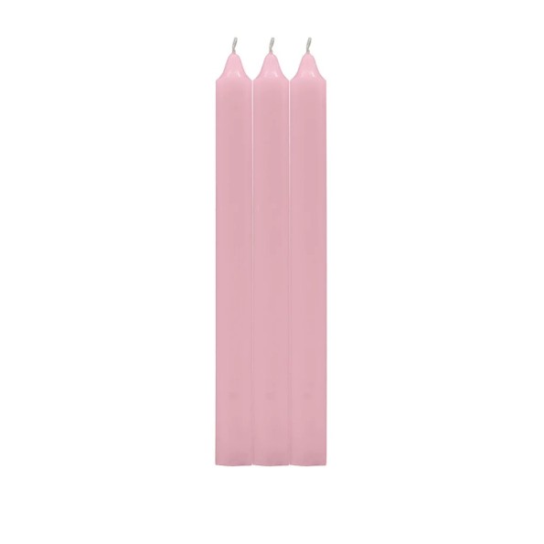 PACK 3 VELAS CIRIO ROSA