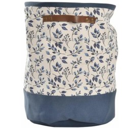 CESTA ROPA POLIESTER 30X30X40 AZUL