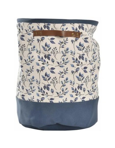 CESTA ROPA POLIESTER 30X30X40 AZUL