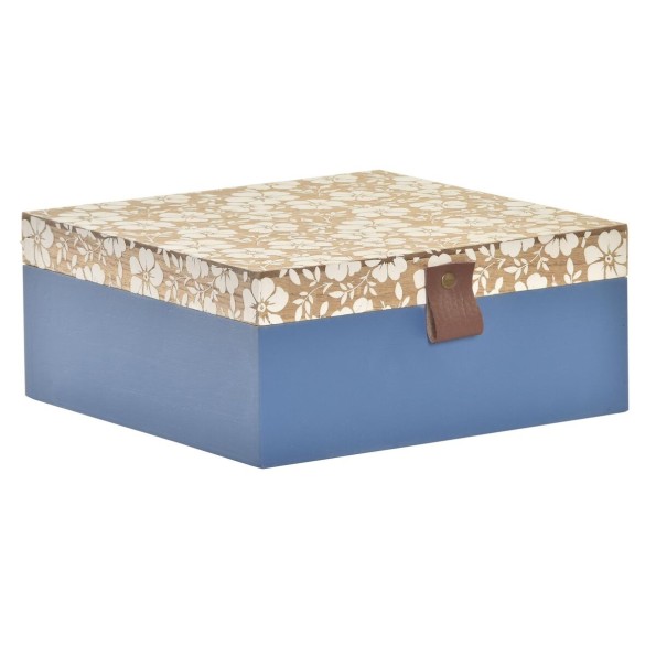 CAJA MDF 21X21X9 AZUL