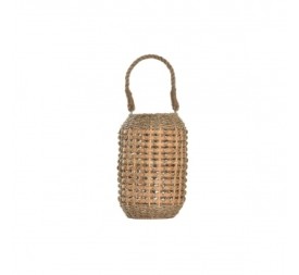 PORTAVELA FIBRA 21X21X31 NATURAL