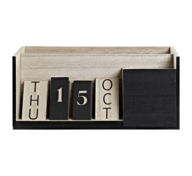 ORGANIZADOR MDF 30X15X14 CALENDARIO NEGRO