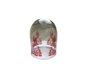 CUPULA SERIGRAFIA ROJA 12X15 CM