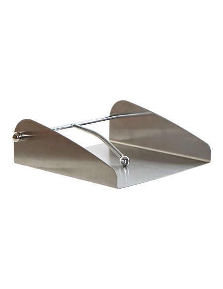 SERVILLETERO INOX 17,5X17,5X6 PLATEADO
