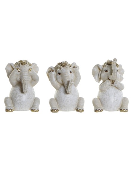 FIGURA RESINA 6,5X6,5X10 ELEFANTE 3 SURT.