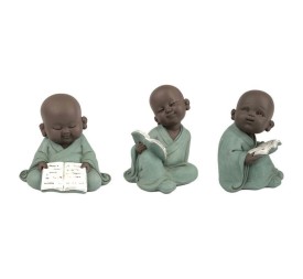 FIGURA RESINA 11,8X10,7X14 MONJE 3 SURT.