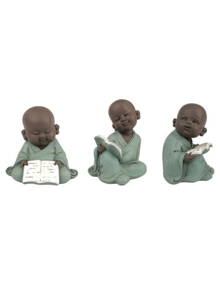 FIGURA RESINA 11,8X10,7X14 MONJE 3 SURT.