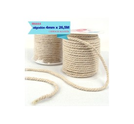 CUERDA DE ALGODON 4MM X 26.5M