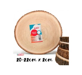 DISCO DE MADERA 20 A 22 X 2CM