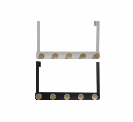 PERCHERO METAL 33X5X20 5COLG. PUERTA 2 SURT.