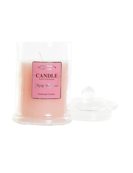 VELA CRISTAL 8X8X15 256 GR, BOTE ROSA