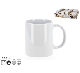 TAZA BALI 330 ML. BLANCA - CERAMICA
