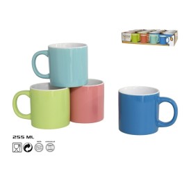 TAZA MUG ASTURIAS 255ML CERÁMICA 4 SURT.