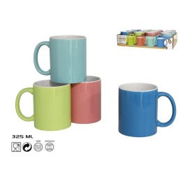 TAZA MUG ASTURIAS 325ML CERÁMICA 4 SURT.