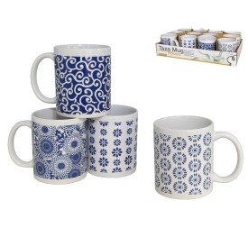 TAZA MUG 330ML FLOWERS 4 SURTIDOS