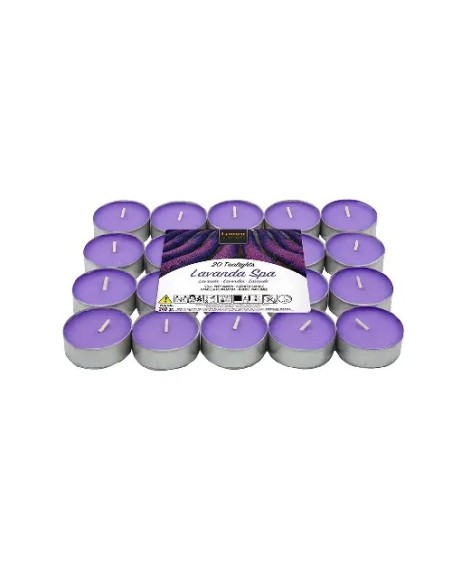 PACK 20 TEALIGHTS LAVANDA