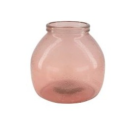 FLORERO VIDRIO RECICLADO Ø21x20cm