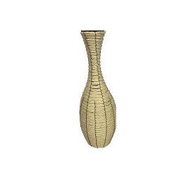 FLORERO CUERDA MIMBRE 9x19x57cm