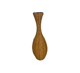 FLORERO CUERDA MIMBRE  19x19x57cm (0432)