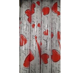 BOBINA PERLATO BILATO 70X50 REVE BIANCO ROSSO