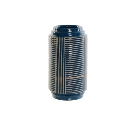 JARRON CERAMICA 11X11X20,5 AZUL MARINO