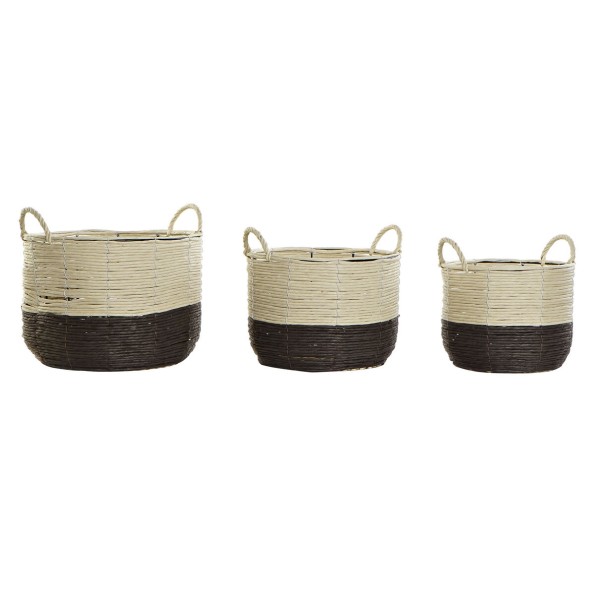 CESTA SET 3 CUERDA 32X36X30 NATURAL